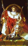 Jean Auguste Dominique Ingres Portrait of Napoleon on the Imperial Throne oil